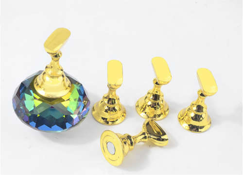 The Nail Art - Crystal gem nail holder Rainbow
