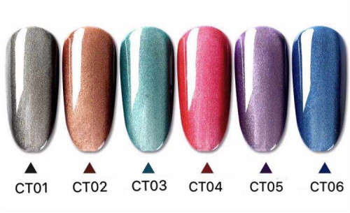 The Nail Art - AS Gel Polish 15ml Cat Eye 1-6(6pcs)