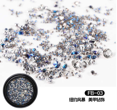 The Nail Art - Zircon micro drill crystal sand mixed - FB03