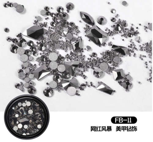 The Nail Art - Zircon micro drill crystal sand mixed - FB11