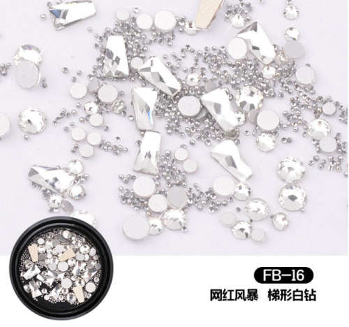 The Nail Art - Zircon micro drill crystal sand mixed - FB16