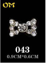 The Nail Art - Zircon Bow 43#