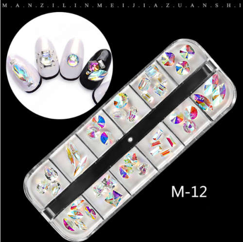 The Nail Art - 12-piece nail art jewelry M-12
