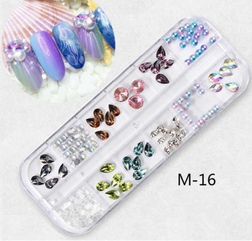 The Nail Art - 12-piece nail art jewelry M-16