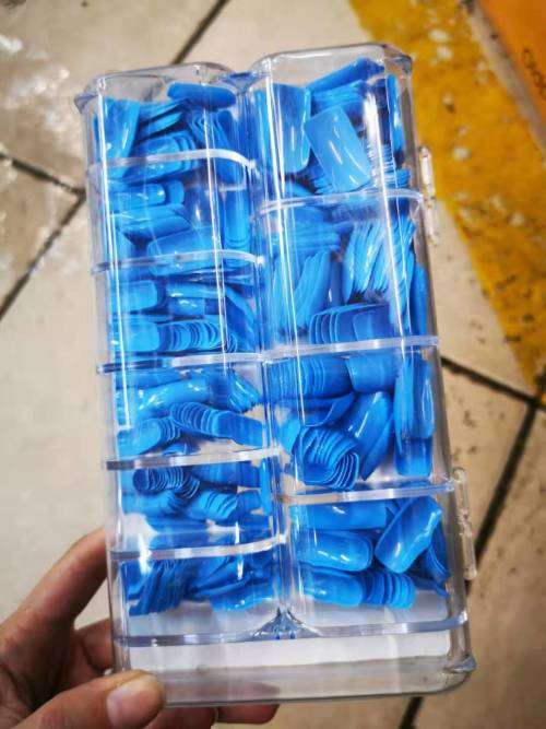 The Nail Art - 500pcs Full Nail Box - Blue