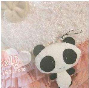 CUTE POOR PANDA CALLPHONE HOLDER