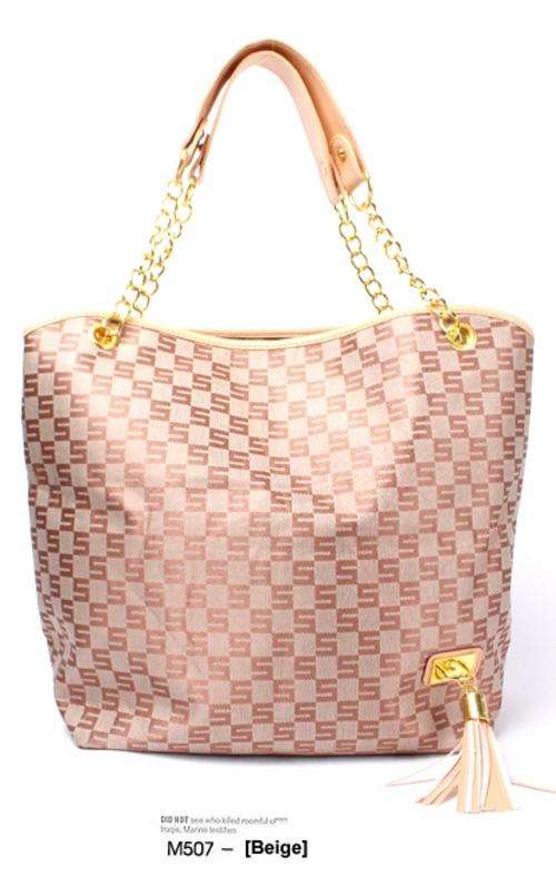 ***Beige ItBag Ladies shoulder Handbag***