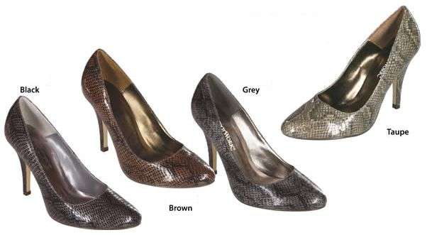 ***Snakeskin Patent Heels***