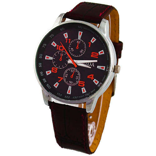 ***Brand New 2011 Chocolate Brown Strap Ladies Stainless Steel Face Wristwatch***