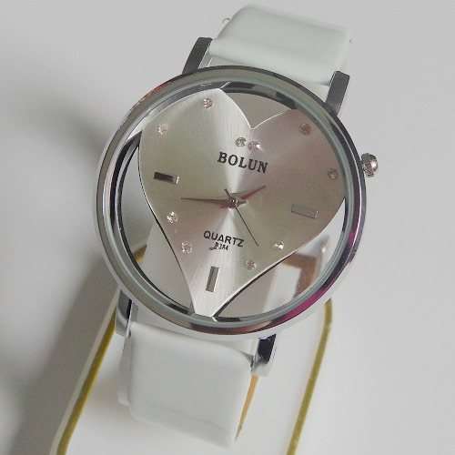 ***Heart Style Ladies Quartz Steel Wrist Watch***