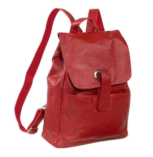 AmeriLeather Miles Backpack Red