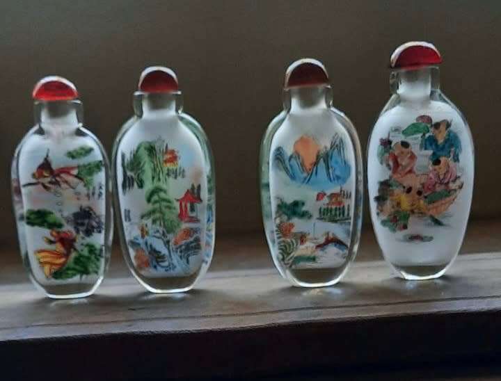 Vintage Chinese inside-painted snuff bottles