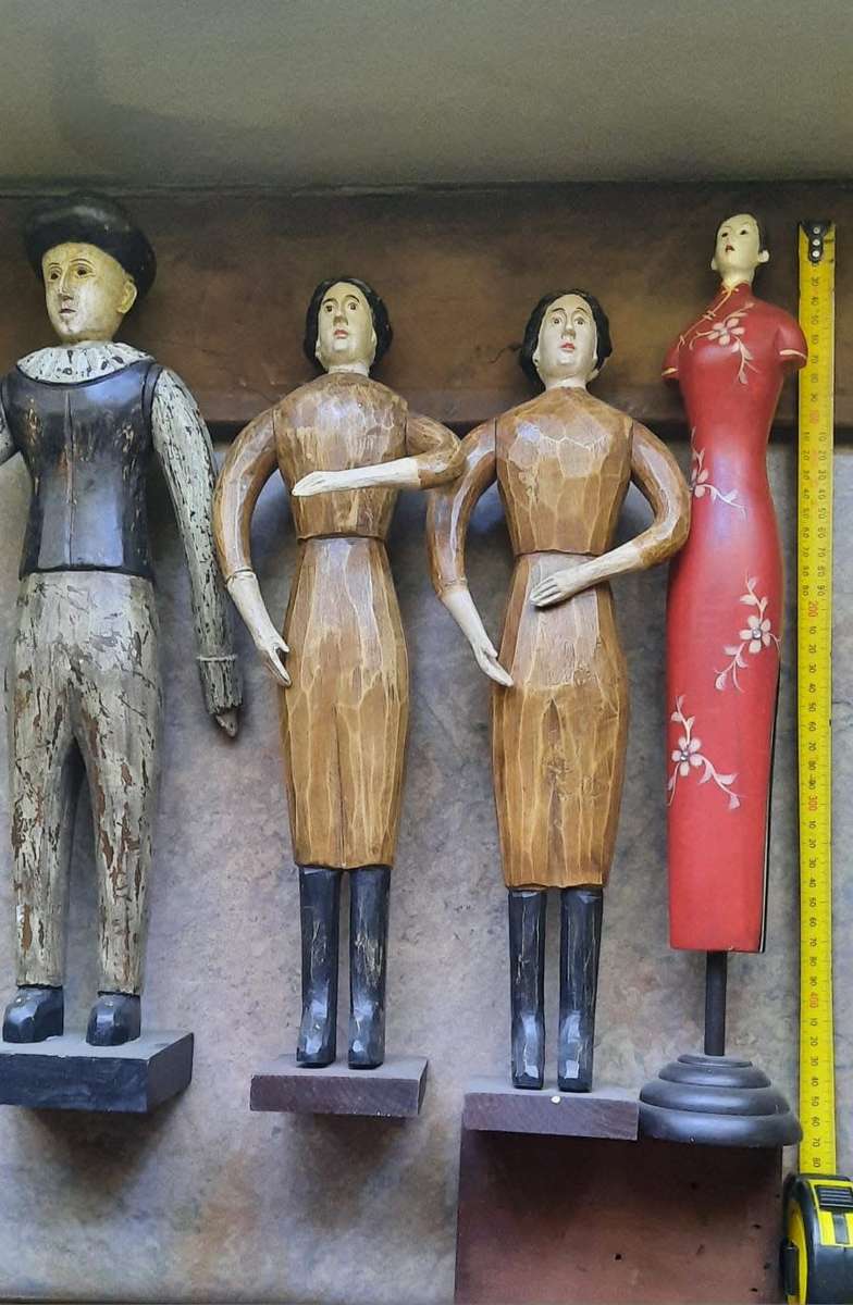 Wooden mannequins