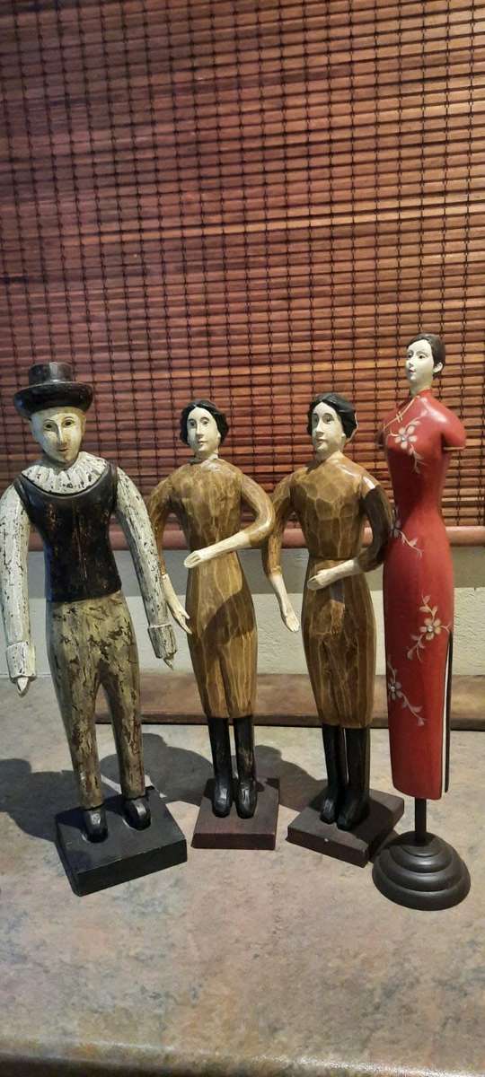 Wooden mannequins