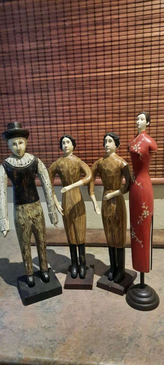 Wooden mannequins