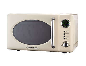 RUSSEL HOBBS MICROWAVE -- CREAM COLOR