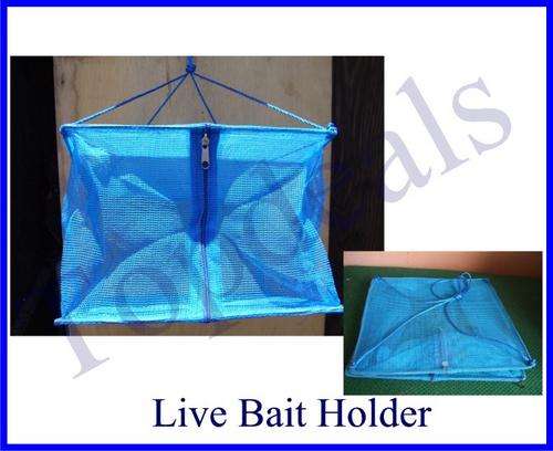 Collapsible Square Live Bait Holder - Outdoors