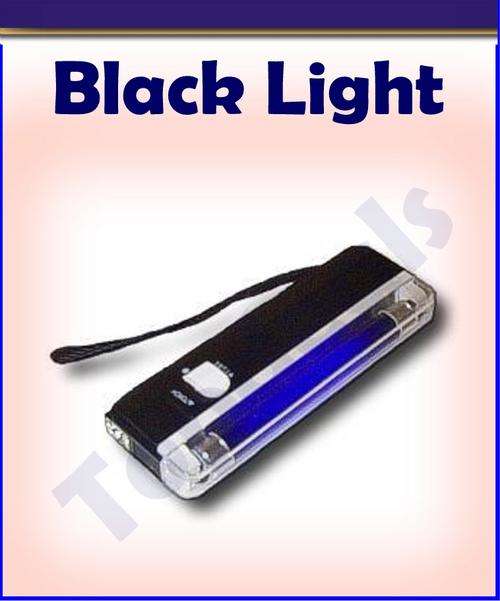 Handheld Fluorescent UV Black Light.