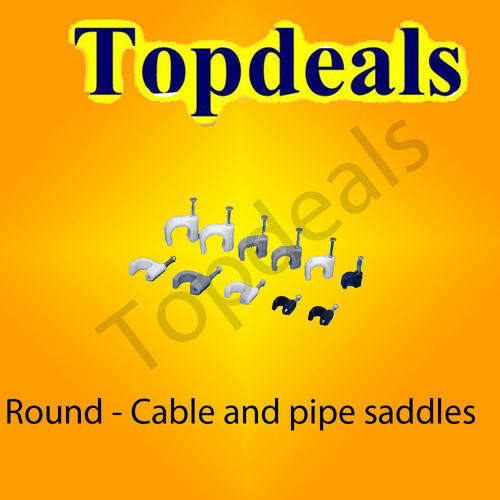 Round - Cable And Pipe Saddles 10mm