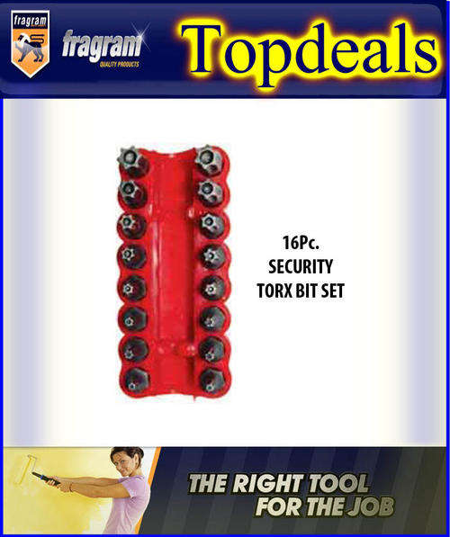 16Pc. SECURITY TORX BIT SET -hand tool