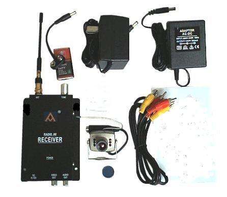 Mini Wireless Color SpyCam w/Bracket w/Power w/Audio