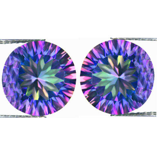 RARE..  8.35Ct~WOW NATURAL DAZZLING TOP FIRE MYSTIC TOPAZ !! - Gems