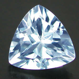 UNHEATED 0.35CT/ NATURAL BLUE AQUAMARINE  UNHEATED VVS