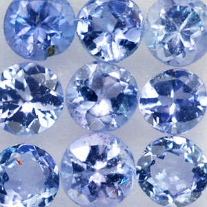 RARE..Round Blue Purple Tanzanite Tanzania 4MM