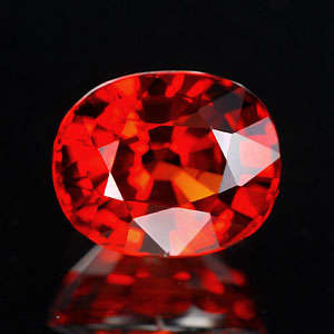 Clean Natural Reddish Orange Spessartine Garnet - Gems