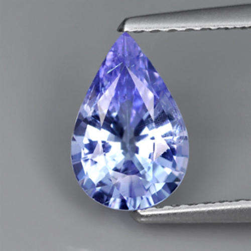 1.27ct 9x6mm PEAR NATURAL GEM VIOLET BLUE TANZANITE Retail +R10000.00