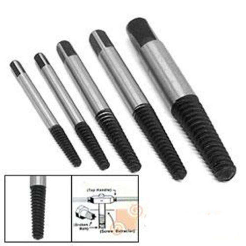 5pc SCREW EXTRACTOR SET / remove broken screws / studs
