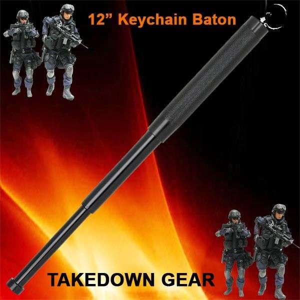 12 in Police Baton Telescoping / Keychain