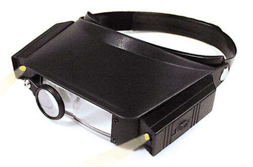 Deluxe Lighted Headband Magnifier