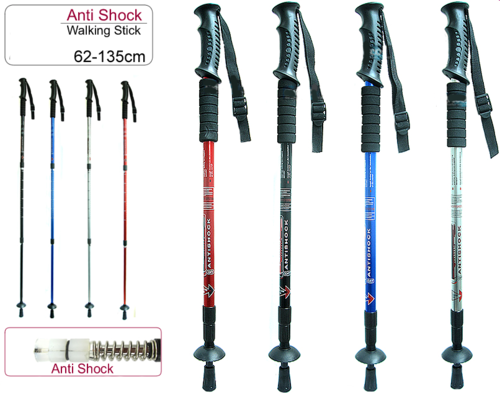 125cm trekking poles hiking sticks with Aero Quality aluminum alloy