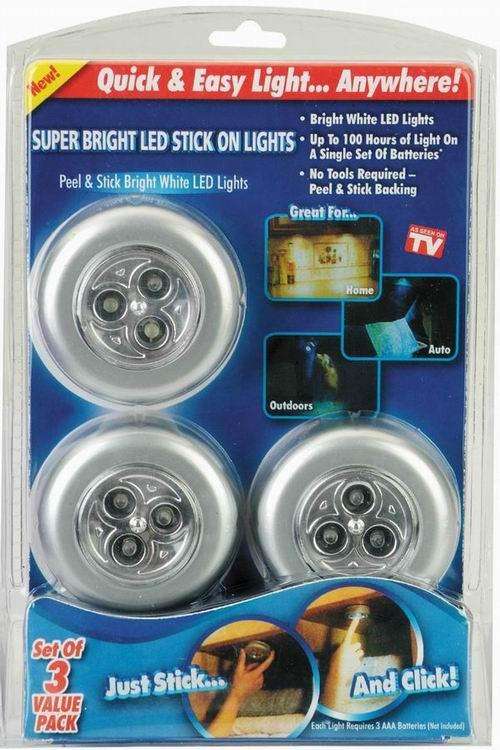 3 STICK n PRESS 3 LED LIGHT