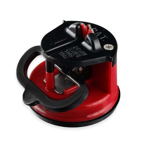 KNIFE SHARPENER WITH SUCTION PAD
