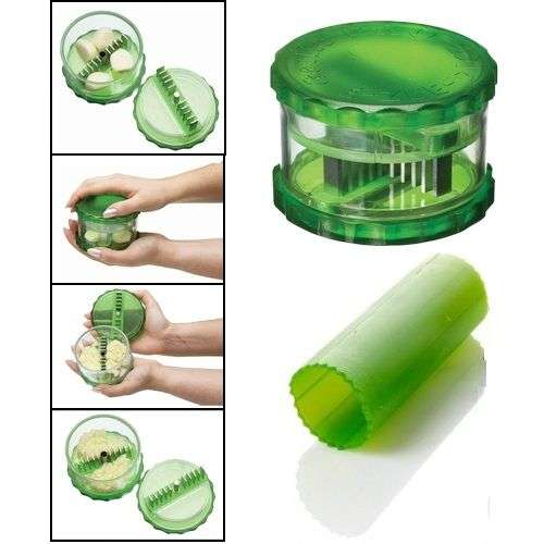 Non Touch Easy Twist Garlic Pro Dicer and Peeler Set