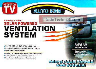SOLAR POWERED Power AUTO COOL FAN /CAR AIR VENT