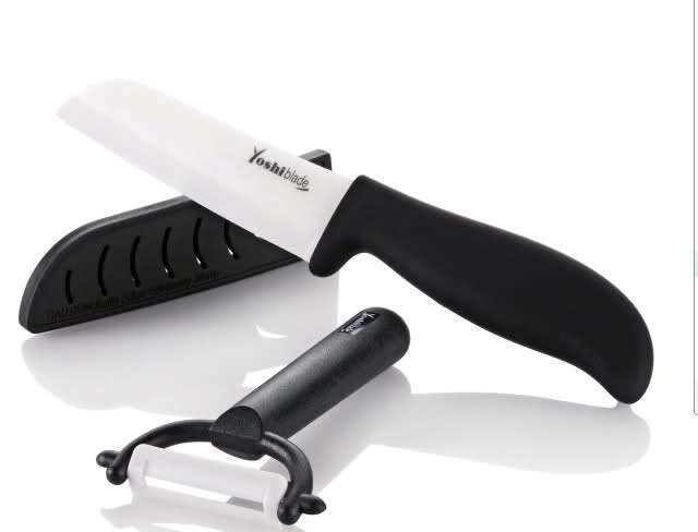 CERAMIC SLICE - Ceramic Knife & Peeler - Eco Friendly & 40% Sharper than Steel