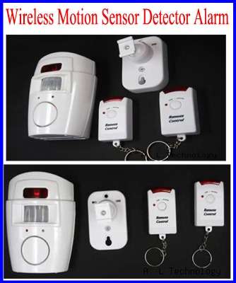 Wireless Motion Sensor Detector Alarm..Take it with you everywhere