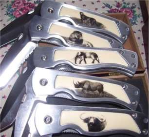 Collectable Big 5 Pocket knife in wooden box GOING OFF THE MARKET LAST FEW!!!