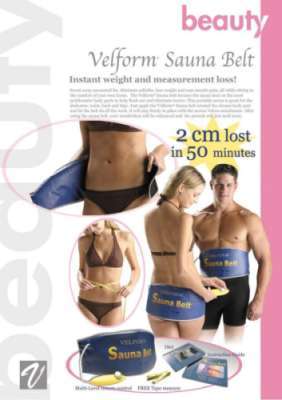 As seen on TV VELFORM Sauna Belts