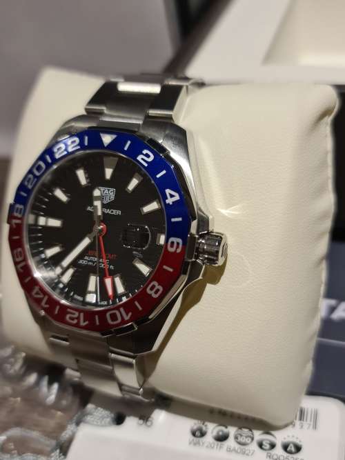 Tag Heuer Aquaracer Calibre 7 GMT Automatic PEPSI SUPERMAN Mens Watch