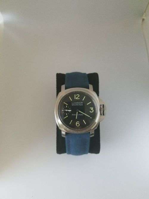 2018 PANERAI LUMINOR MARINA 3 DAYS PAM 777 BLUE LOGO MARINA DIAL LNIB - FULL SET