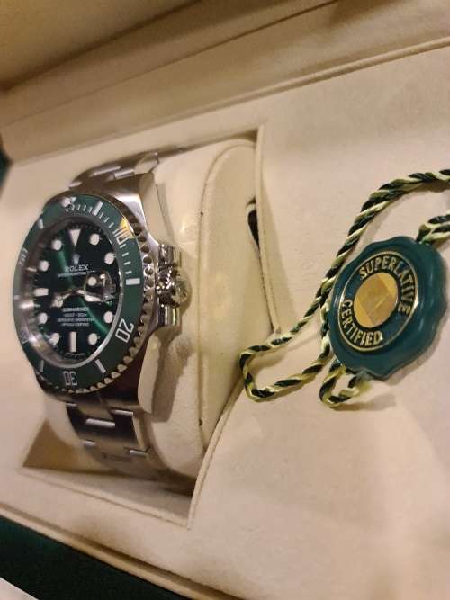 2017 Rolex Submariner 116610LV AKA THE HULK - DISCONTINUED MODEL - FULL SET - MINT