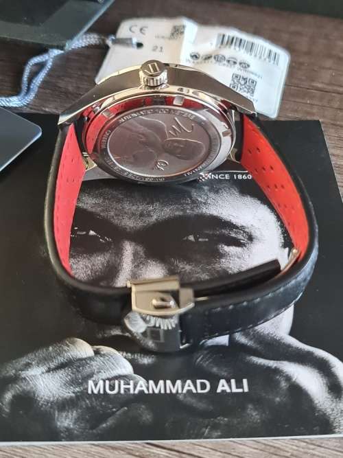 TAG Heuer Carrera Calibre 5 Muhammad Ali Limited Edition Automatic Black Dial Men`s Watch WAR2A11