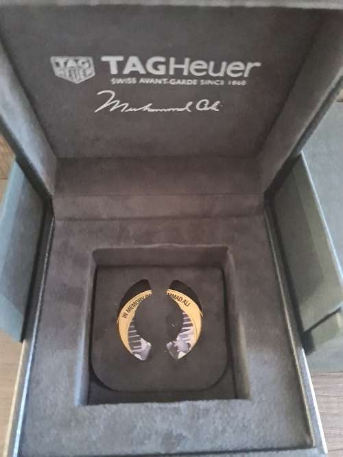 TAG Heuer Carrera Calibre 5 Muhammad Ali Limited Edition Automatic Black Dial Men`s Watch WAR2A11