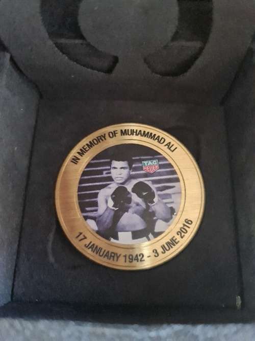 TAG Heuer Carrera Calibre 5 Muhammad Ali Limited Edition Automatic Black Dial Men`s Watch WAR2A11