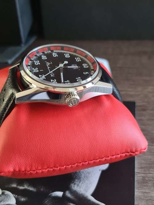 TAG Heuer Carrera Calibre 5 Muhammad Ali Limited Edition Automatic Black Dial Men`s Watch WAR2A11