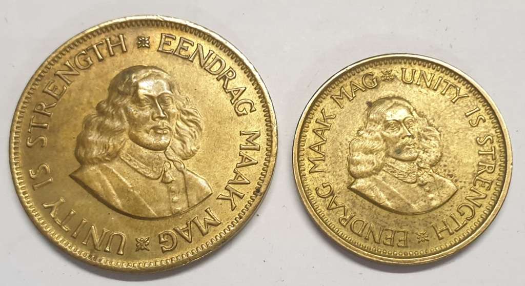 1961 One Cent and 1961 Half Cent Coins ---See Condition!!!